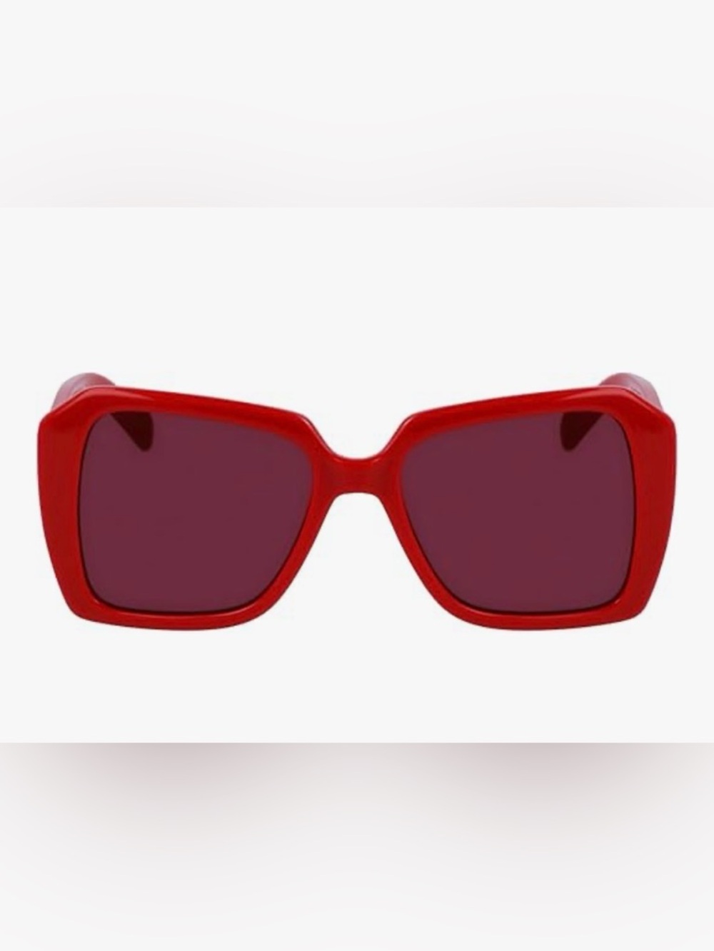 Karl Lagerfeld x Amber Valletta KL6140S 600 #3 Red & Gold Sunglasses w/ Case
